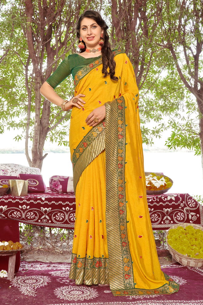 Rosy Vol 4 Party Wear Sarees Catalog
